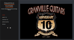 Desktop Screenshot of granvilleguitars.com